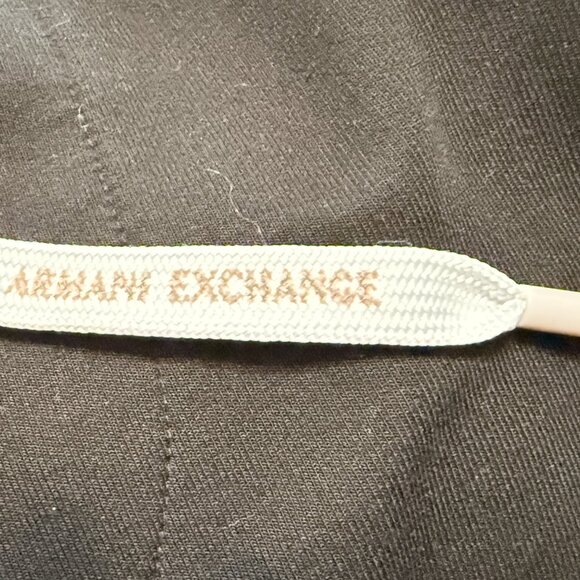 $169 Authentic A/X ARMANI EXCHANGE Men's Black Drawstring Sweatpants Sz.L - Picture 8 of 10